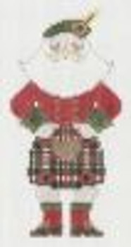 PT-445 Scottish Santa Designs by Petei 18 Mesh 5 x 7