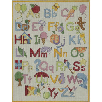 3048 Alice Peterson Upper and Lower Alphabet  13 Mesh 12 X 16
