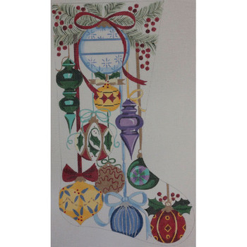 1089 Alice Peterson Designs Christmas Ornament Stocking 13 Mesh  11 x 20 !