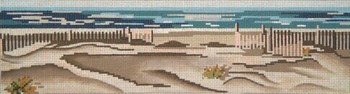 #604 -A The Beach 13 Mesh - 15" x 4" Needle Crossings