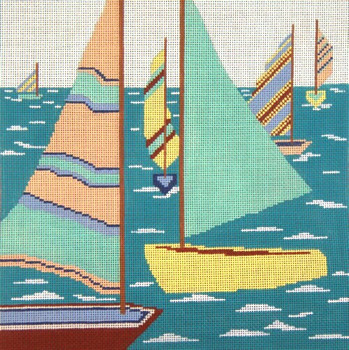 #2102 Passing Sails 13 Mesh - 12" x 12" Needle Crossings