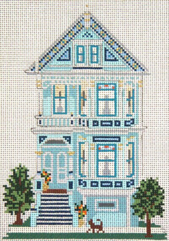 #824 Steiner Street House (San Francisco, CA) 18 Mesh - 5" x 7"  Needle Crossings