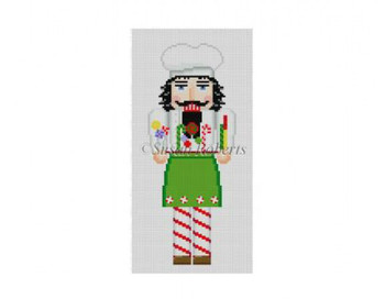 4301 Nutcracker, Candy Man #18 Mesh 6" h Susan Roberts Needlepoint