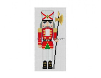 4303 Nutcracker, Sentry #18 Mesh 6" h Susan Roberts Needlepoint