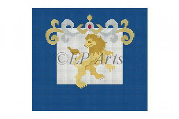 EP0209 Lion, tefillin #13 Mesh 9" x 8" Susan Roberts Needlepoint