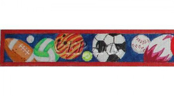 EP1528 Sport Balls, atarah #18 Mesh Susan Roberts Needlepoint