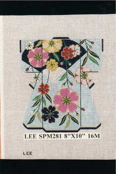 SPM281 Lee's Needle Arts Kimono 8in x 10in Retired 18 count