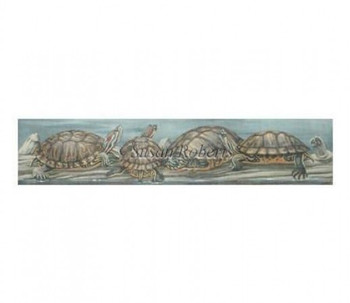 TTAP389 Turtles #18 Mesh 18” x 3¾” Susan Roberts Needlepoint