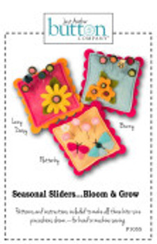 Season Sliders Bloom and Grow Wool Pattern Just Another Button Company