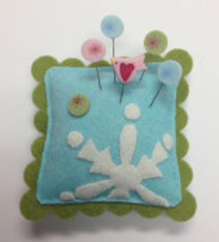 Frost Slider Snowflake Pincushion Wool Kit Just Another Button Company