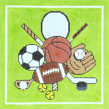 P1206 Lee's Needle Arts Sports Hand-painted canvas - 13 Mesh 10X10