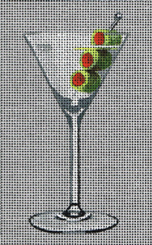 BD99 Lee's Needle Arts Straight Up - Leigh Design Exclusive  Hand-painted canvas - 18 Mesh 2012  5.25in x 3.25in