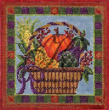 KWP11 Autumn Harvest Basket 4.6 x 4.6 18 Mesh KELLY CLARK STUDIO, LLC