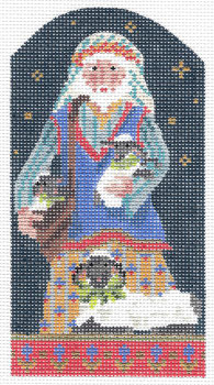 KAH26-18 The Good Shepherd 3”w x 6”h 18 Mesh With Stitch Guide KELLY CLARK STUDIO, LLC