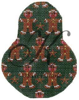 KCN1406 Gingerbread Men & Stars Pear 3.5"w x 4.5"h 18 Mesh KELLY CLARK STUDIO, LLC