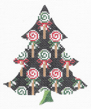 KCNT18-18 Lolli-pop Tree 3.75"w x 4.5"h 18 Mesh KELLY CLARK STUDIO, LLC