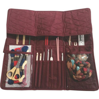 Yazzii International CA190 Knitting Needle Case- Small Fuchsia