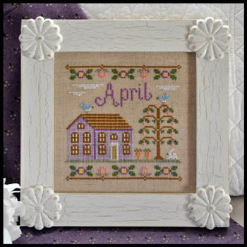 Cottage Of The Month-April 77x77 Country Cottage Needleworks 12-1253 