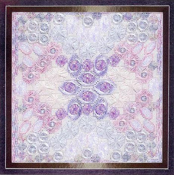 GLITZ & GLAMOUR OPAL (CC) 104 x 104 DebBee's Designs Counted Canvas Pattern