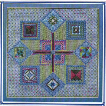 TAPESTRY TREASURES (CC) 252 x 252 DebBee's Designs Counted Canvas Pattern