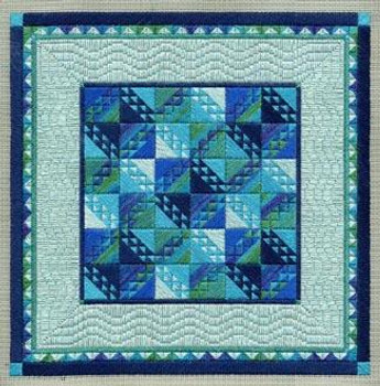 OCEAN WAVES Laura J Perin Designs Counted Canvas Pattern Only