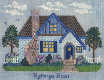 HYDRANGEA HOUSE Laura J Perin Designs Counted Canvas Pattern