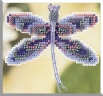 MHDF1 Mill Hill Seasonal Ornament Kit Sapphire Dragonfly (2000)