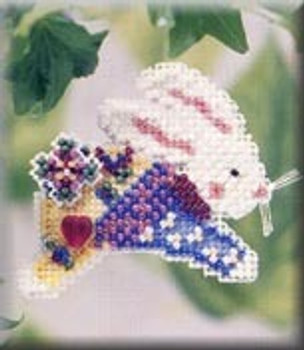 MHSB77 Mill Hill Seasonal Ornament Kit Hoppin' Bunny (2003)