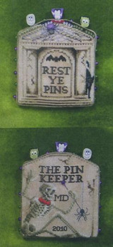 REST YE PINS - THE PIN KEEPER (CS) 62w x 69h Fright Night Friend 118 Blackberry Lane Designs BLD-0118