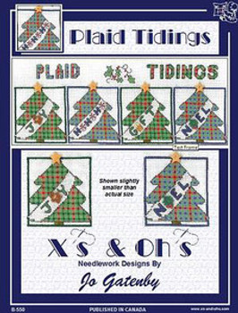 Plaid Tidings 155w x 56h by Xs And Ohs 09-2501