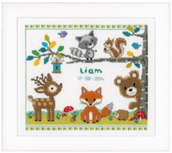 PNV150179 Vervaco Kit Forest Animals I