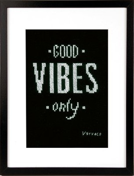 PNV156396 Vervaco Kit Good Vibes Only