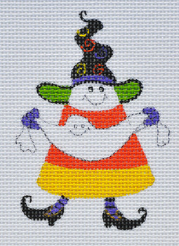 LD-50 Ghost Tugs Candy Corn 2 ½ x 3 ½ 18 Mesh  LAINEY DANIELS