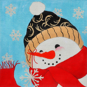 LD-53 Wish Snowman 8 x 8 18 Mesh LAINEY DANIELS