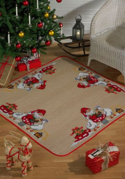 454251 Permin Santa Claus - Tree Skirt