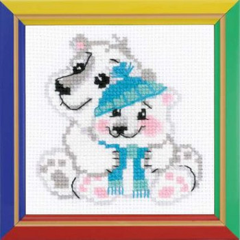 RLHB162 Riolis Cross Stitch Kit Younger Brother - Happy Bee