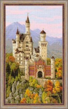 RL1520 Riolis Cross Stitch Kit Neuschwanstein Castle