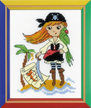 RLHB163 Riolis Cross Stitch Kit Treasure Island