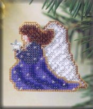 H107 Mill Hill Seasonal Ornament Kit Starlight Angel (2002)