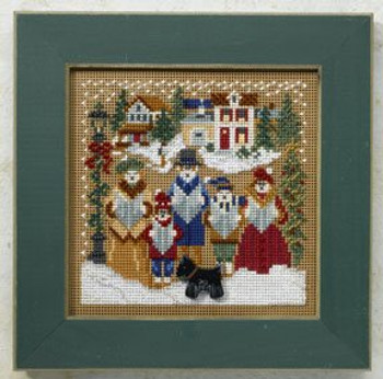 MH148305 Mill Hill Buttons and Bead Kit Caroling - Christmas Village (2008) In Stock