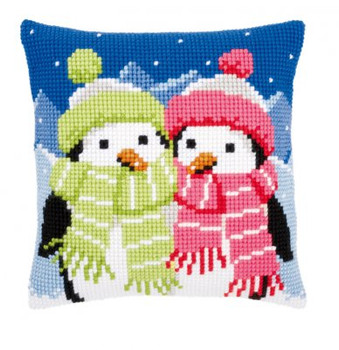 PNV147690 Vervaco Kit Penguins with Scarf