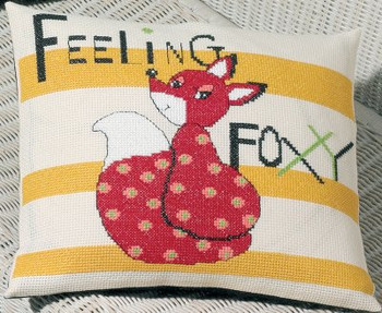 834324 Permin  Kit Feeling Foxy   Pillow