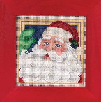MH145306 Mill Hill Jolly St. Nick (2015) Buttons and Bead Kit
