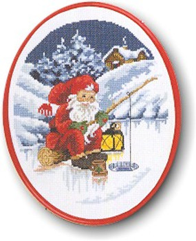 121264 Permin Santa Ice Fishing