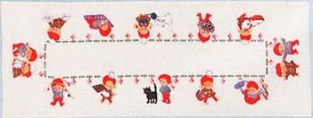 7723294 Eva Rosenstand Elf Christmas Table Runner