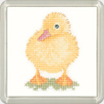 HCK1218 Heritage Crafts Duckling Little Friends by Valerie Pfeiffer and Susan Ryder  coaster kit