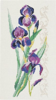 904837 Permin Kit  Purple Flowers