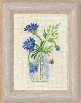 928353 Permin Kit Blue Fieldflower