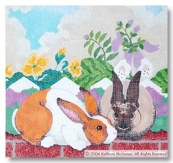 M-103 Rabbit Pillow 3 16 x 15 13 Mesh  Shorebird Studio