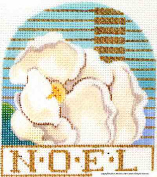 SB-318 Magnolia Ornament 3 x 4 18 Mesh Shorebird Studio